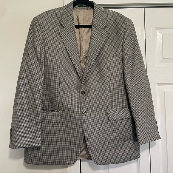 Lauren Ralph Lauren Men's Sports Dress Coat Silk Wool Blend 40R - Picture 1 of 13